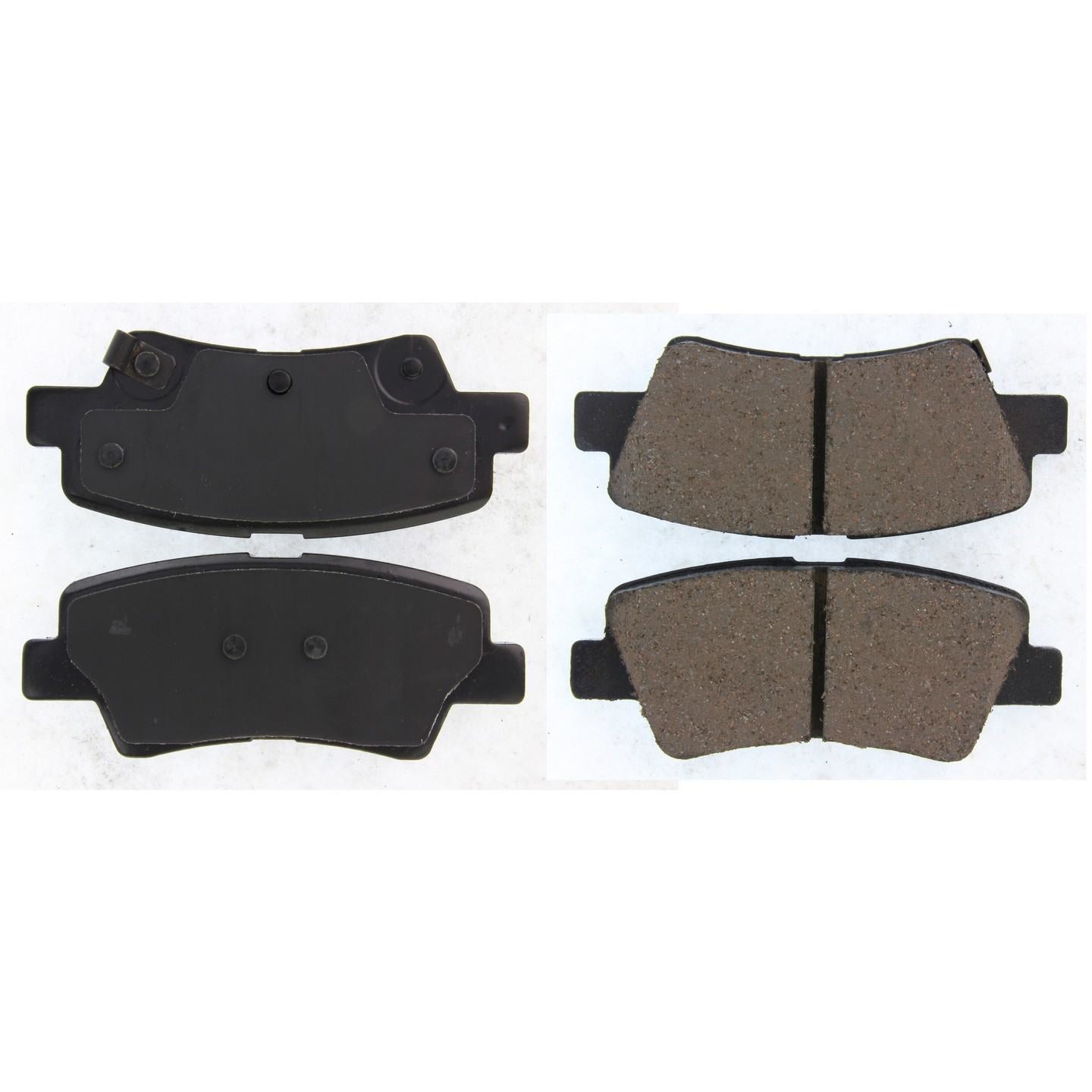 Top View of Rear Disc Brake Pad Set CENTRIC 105.18130