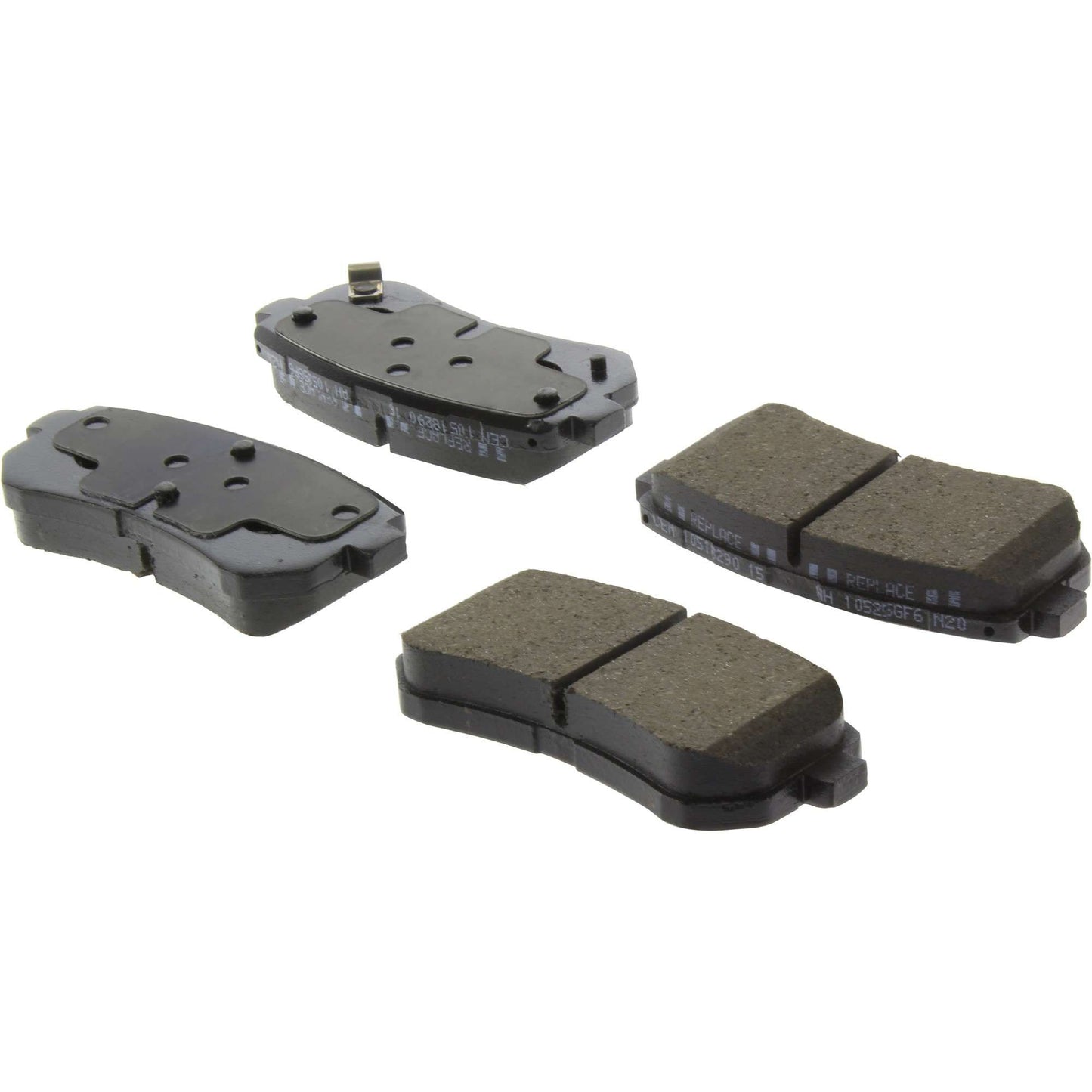 Angle View of Rear Disc Brake Pad Set CENTRIC 105.18290