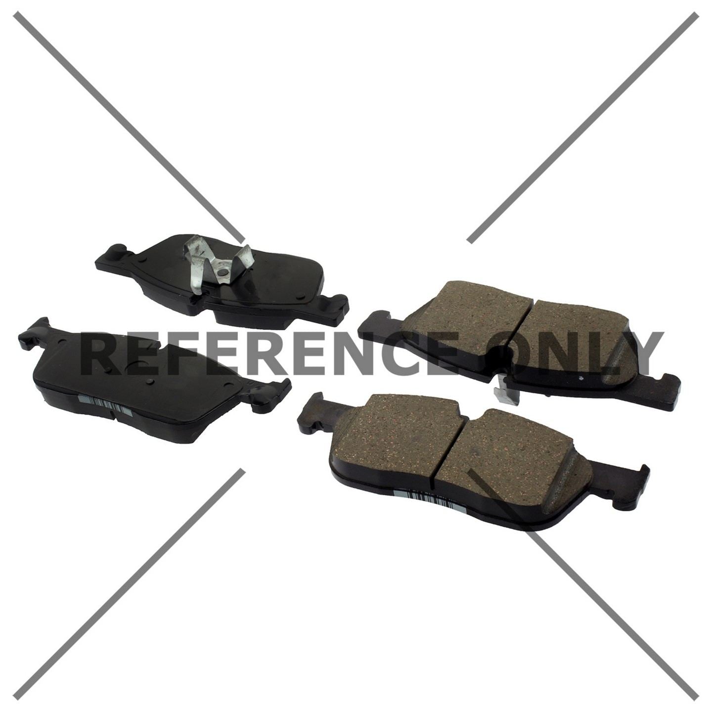 Angle View of Front Disc Brake Pad Set CENTRIC 105.18381