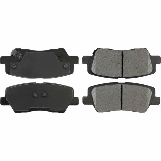 Top View of Rear Disc Brake Pad Set CENTRIC 105.18390