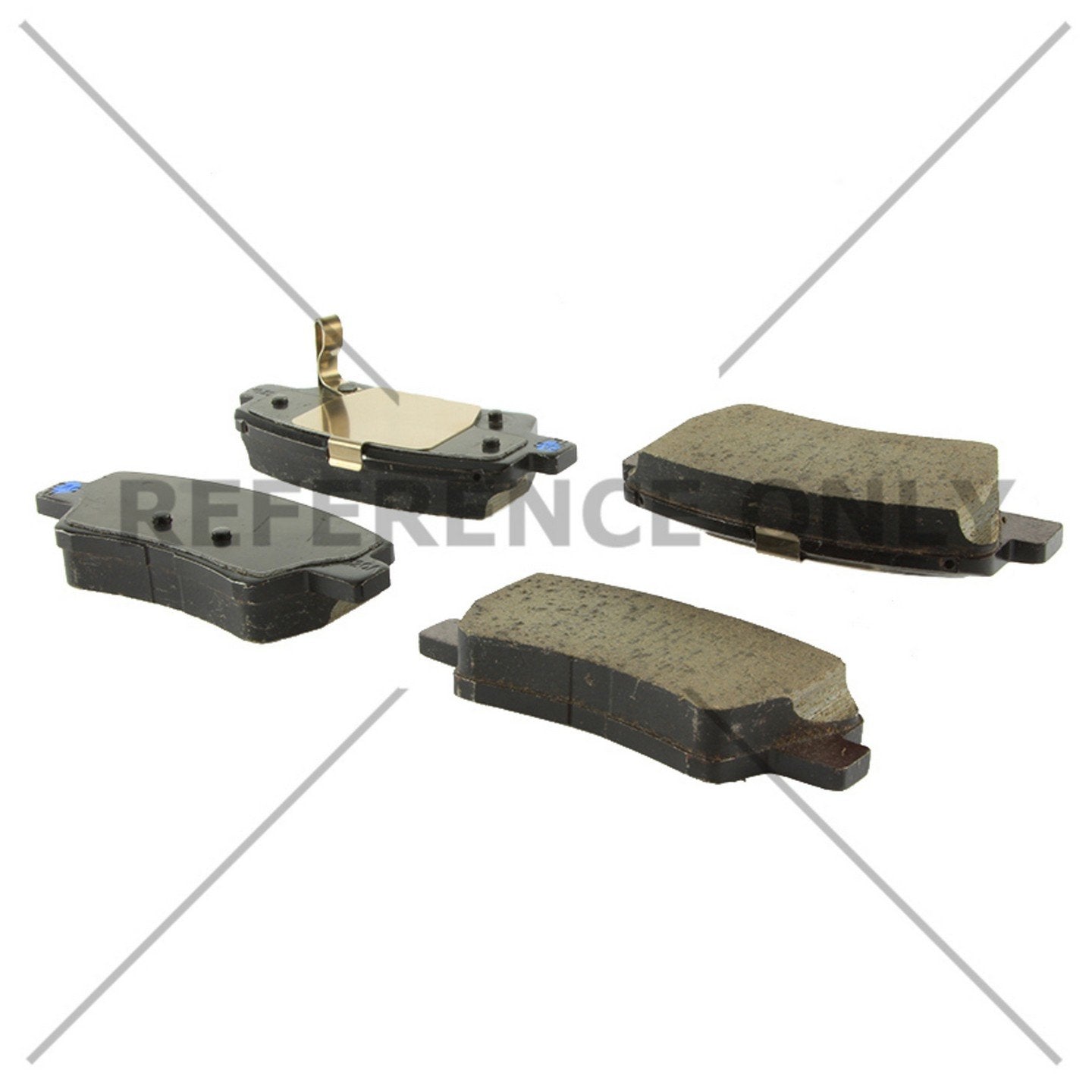 Angle View of Rear Disc Brake Pad Set CENTRIC 105.18480