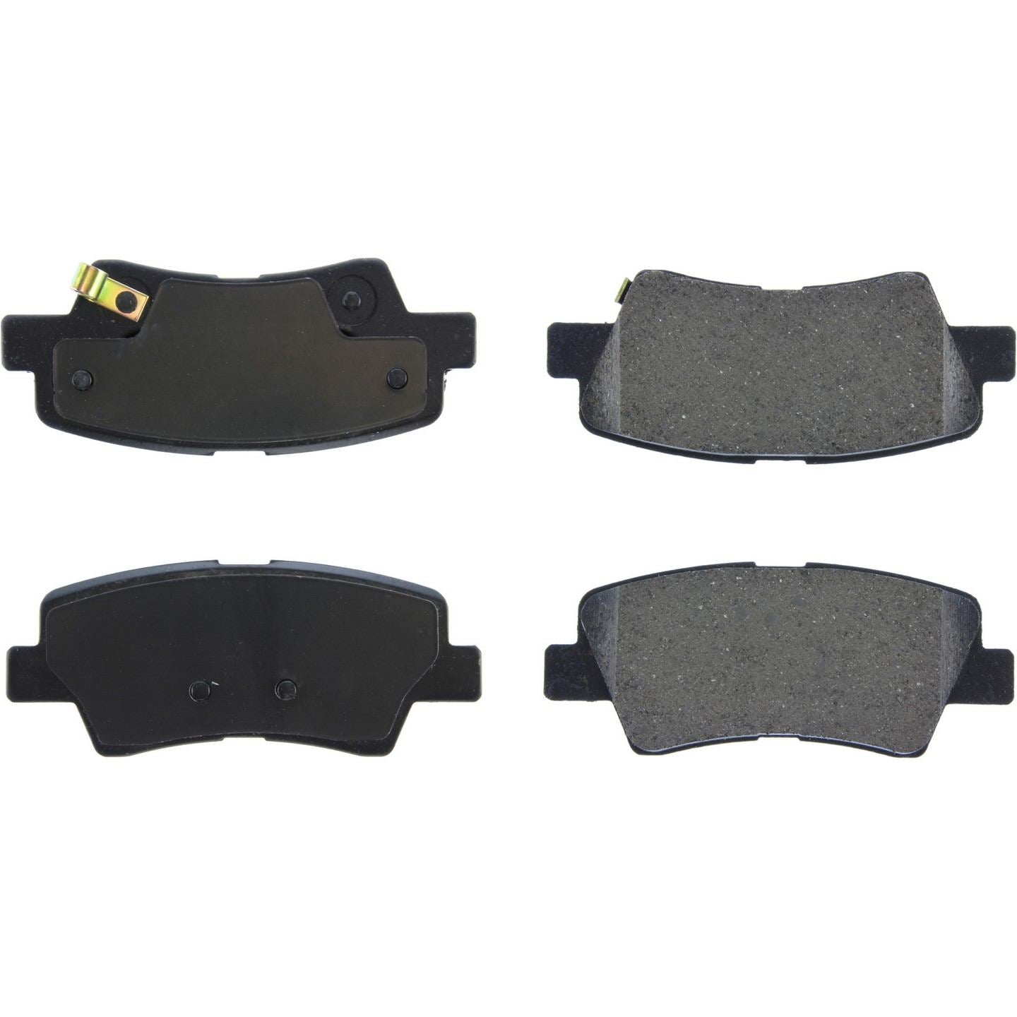 Top View of Rear Disc Brake Pad Set CENTRIC 105.18480