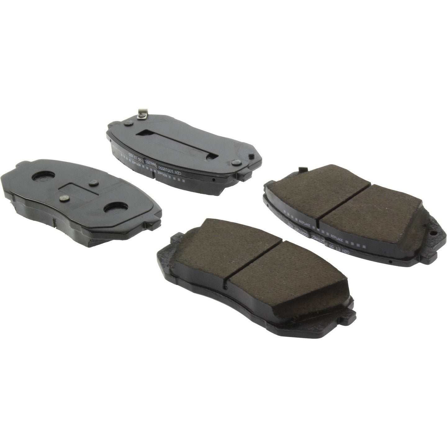 Angle View of Front Disc Brake Pad Set CENTRIC 105.18550