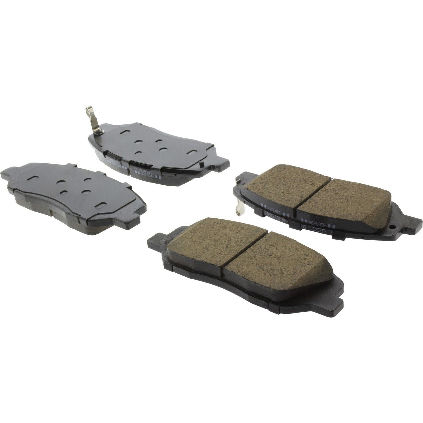 Angle View of Front Disc Brake Pad Set CENTRIC 105.19170