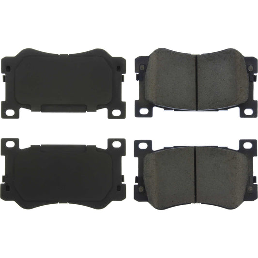 Top View of Front Disc Brake Pad Set CENTRIC 105.19750