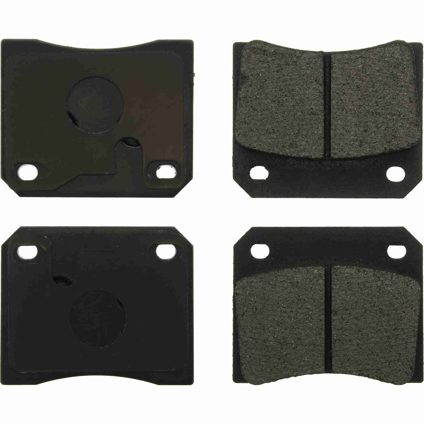 Top View of Rear Disc Brake Pad Set CENTRIC 106.00090