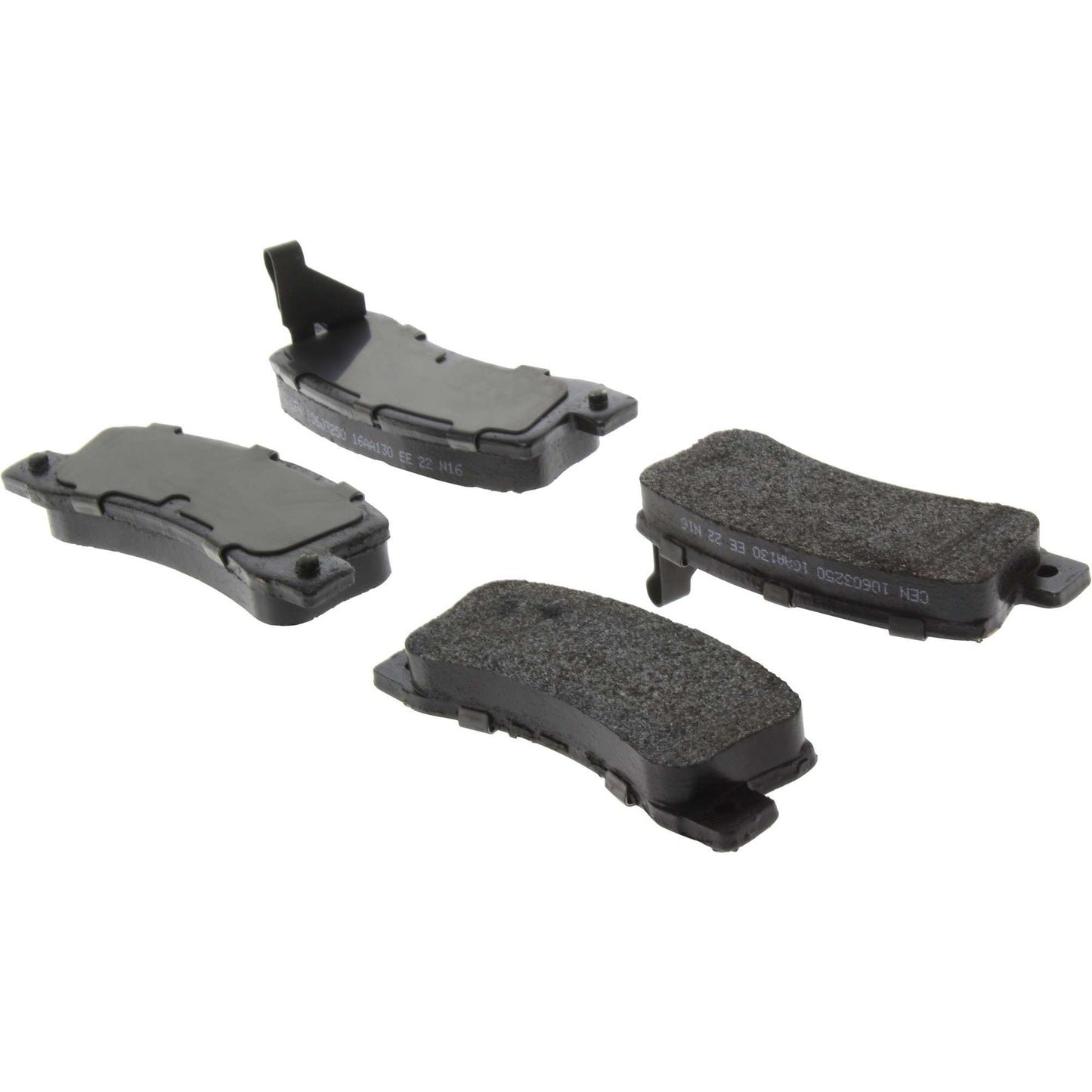 Angle View of Rear Disc Brake Pad Set CENTRIC 106.03250