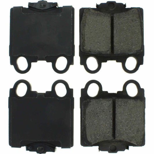 Top View of Rear Disc Brake Pad Set CENTRIC 106.07710