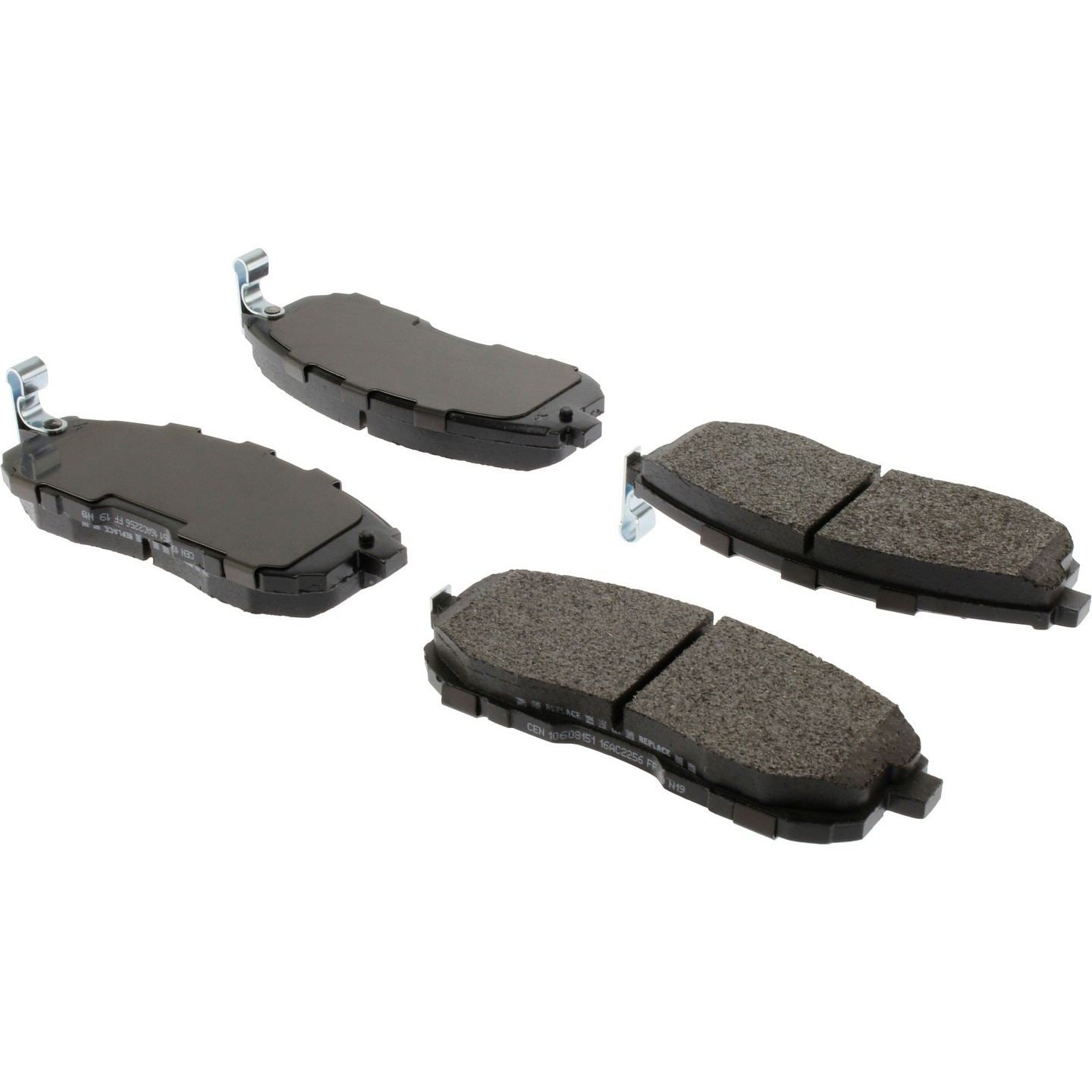 Angle View of Front Disc Brake Pad Set CENTRIC 106.08151