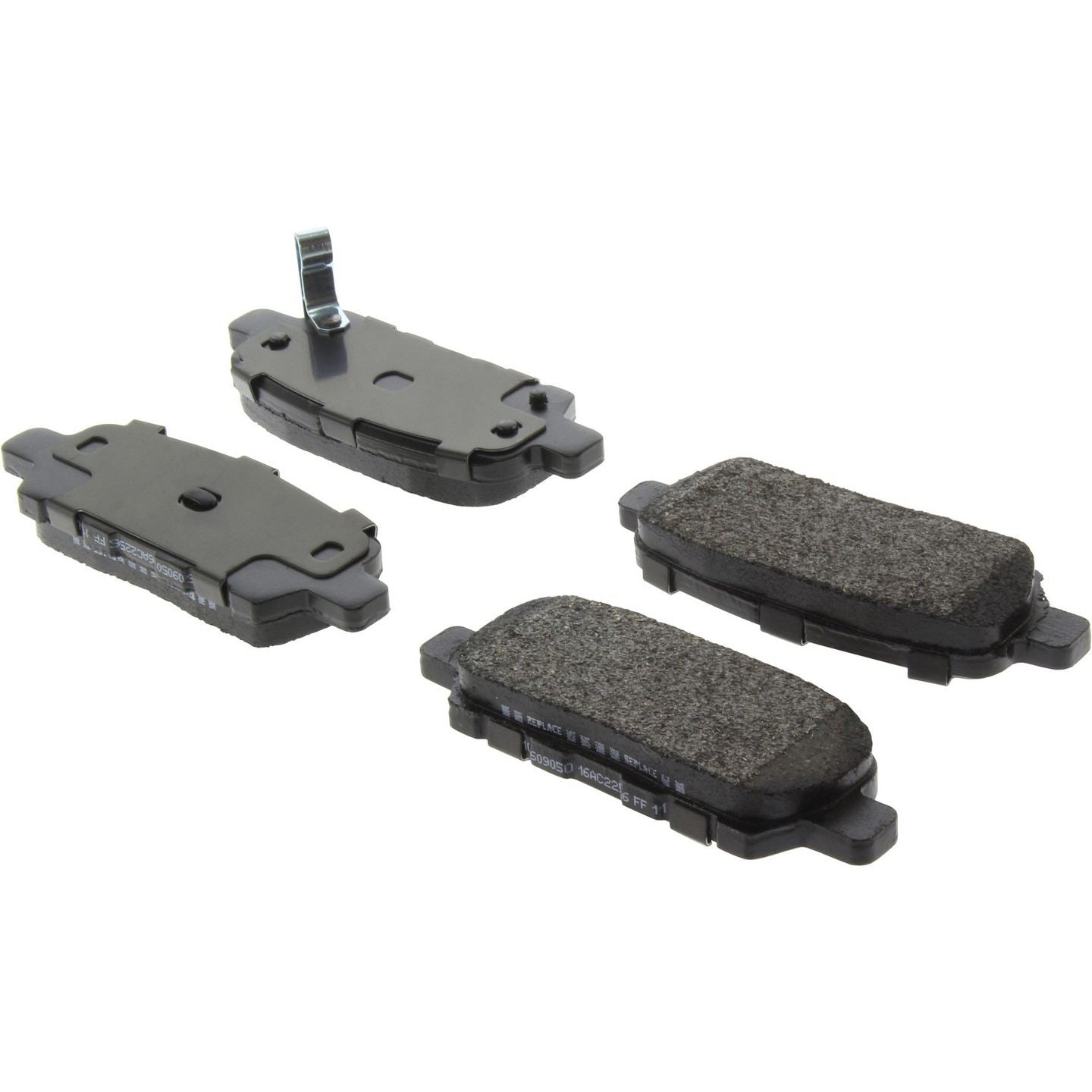 Angle View of Rear Disc Brake Pad Set CENTRIC 106.09050