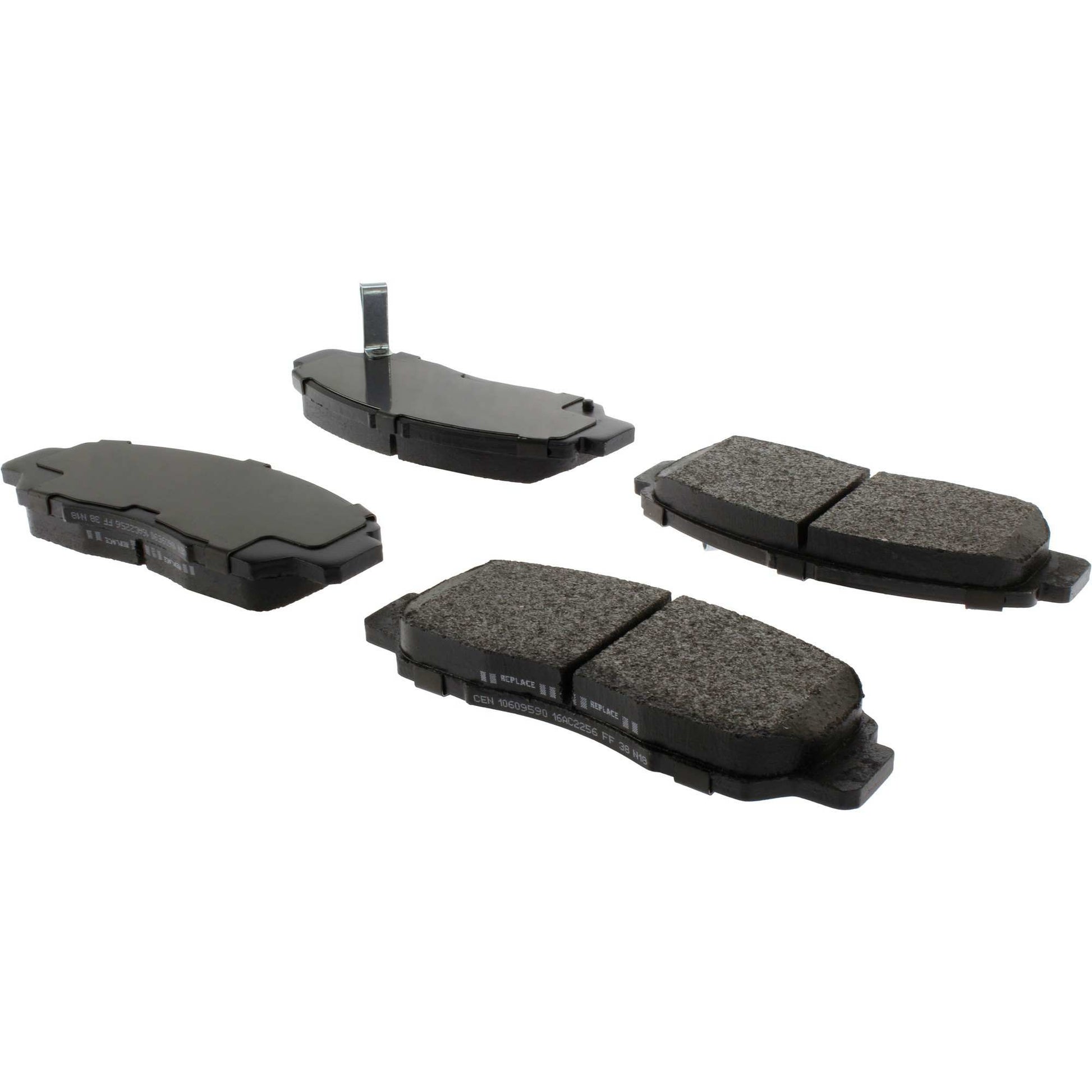 Angle View of Front Disc Brake Pad Set CENTRIC 106.09590