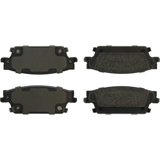 Top View of Rear Disc Brake Pad Set CENTRIC 106.10200