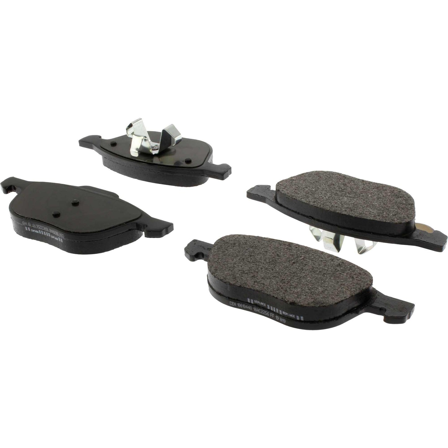 Angle View of Front Disc Brake Pad Set CENTRIC 106.10440