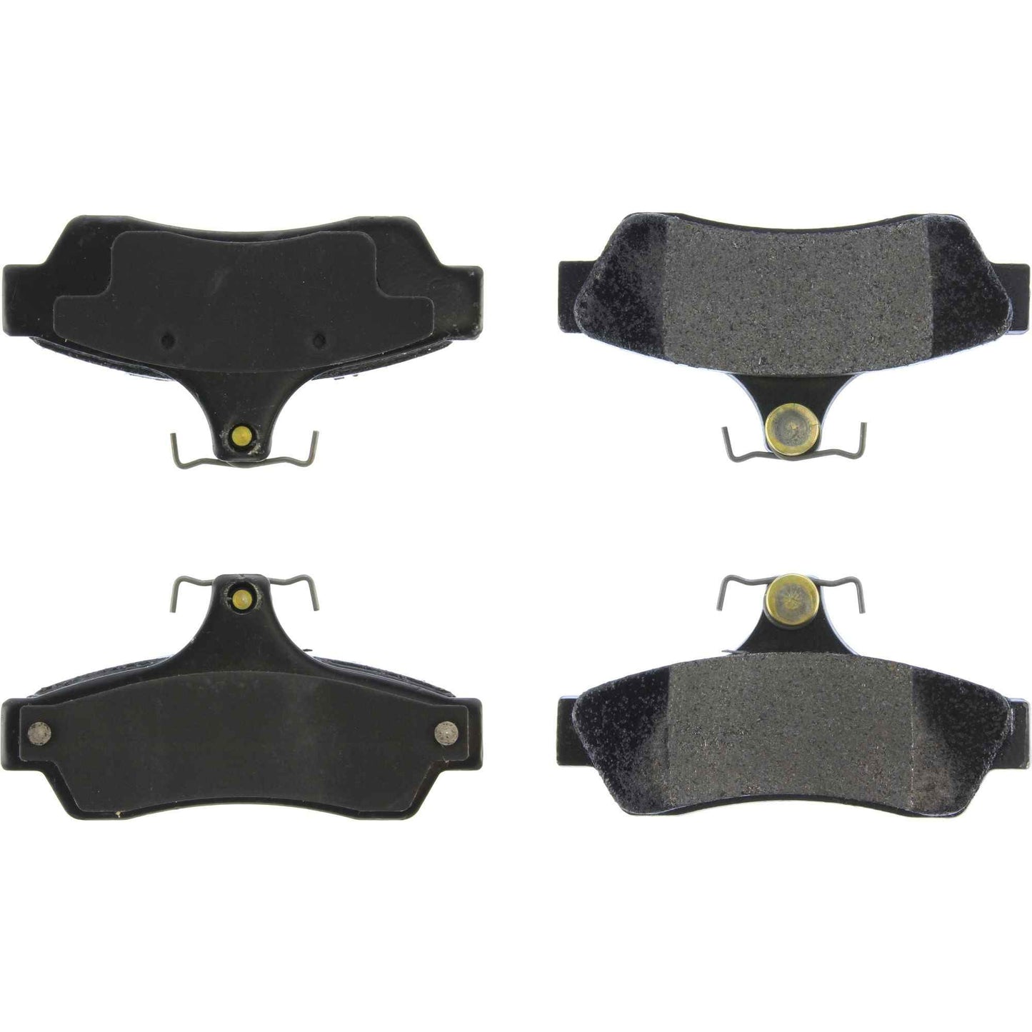 Top View of Rear Disc Brake Pad Set CENTRIC 106.10480