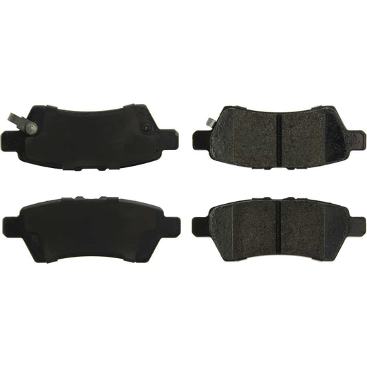 Top View of Rear Disc Brake Pad Set CENTRIC 106.11010