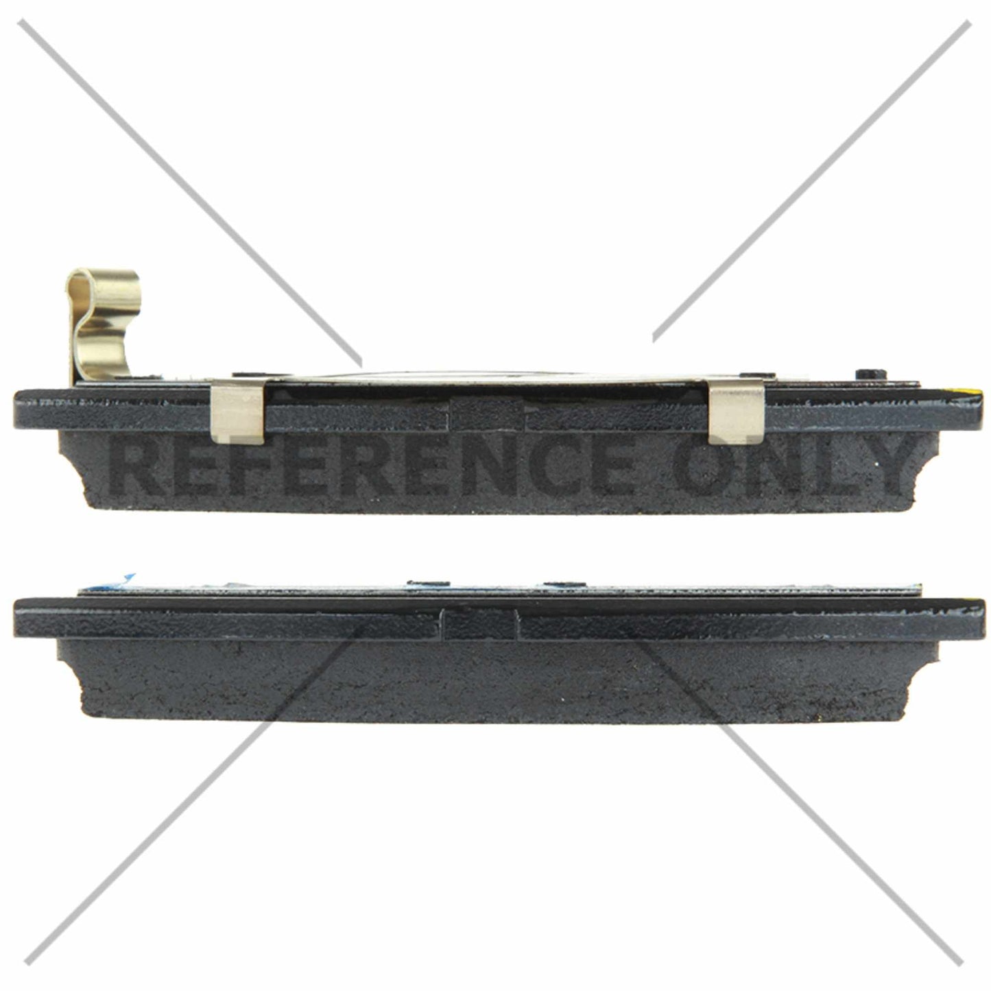 Side View of Front Disc Brake Pad Set CENTRIC 106.14040