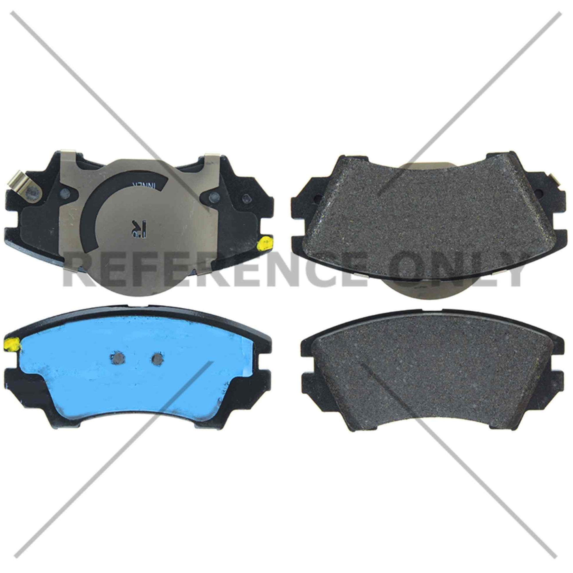 Top View of Front Disc Brake Pad Set CENTRIC 106.14040