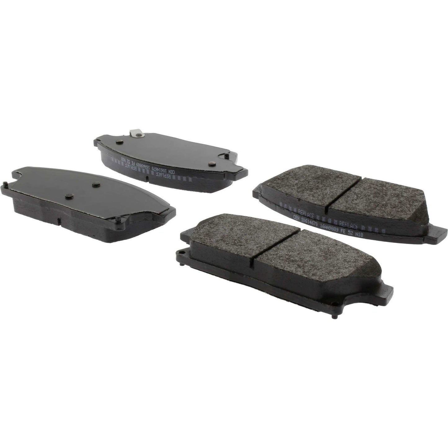 Angle View of Front Disc Brake Pad Set CENTRIC 106.14670