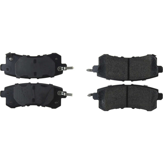 Top View of Rear Disc Brake Pad Set CENTRIC 106.15100