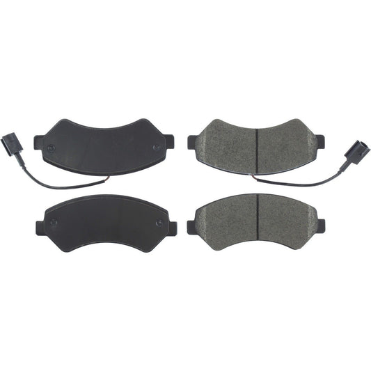 Top View of Front Disc Brake Pad Set CENTRIC 106.15401