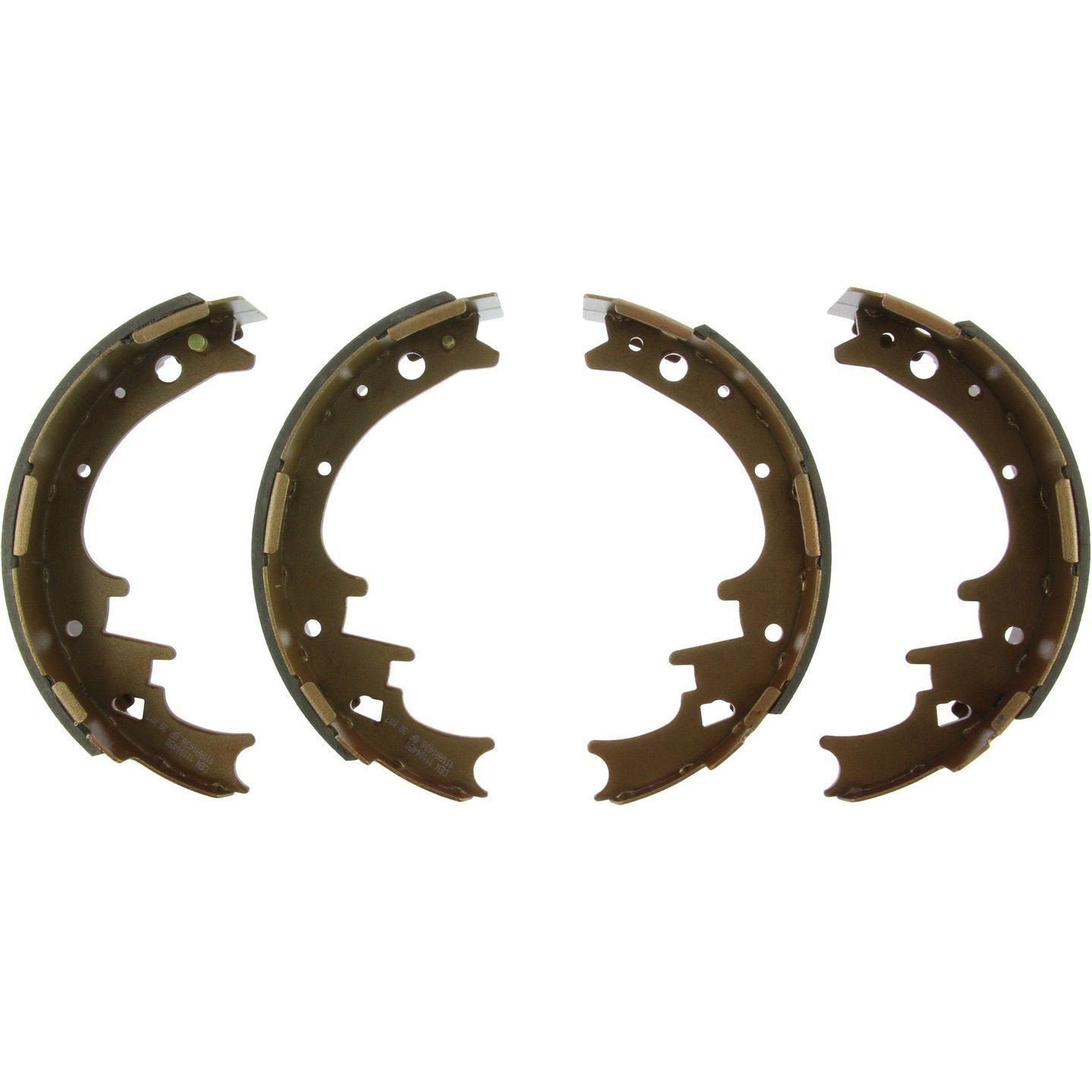 Top View of Rear Drum Brake Shoe CENTRIC 111.04450