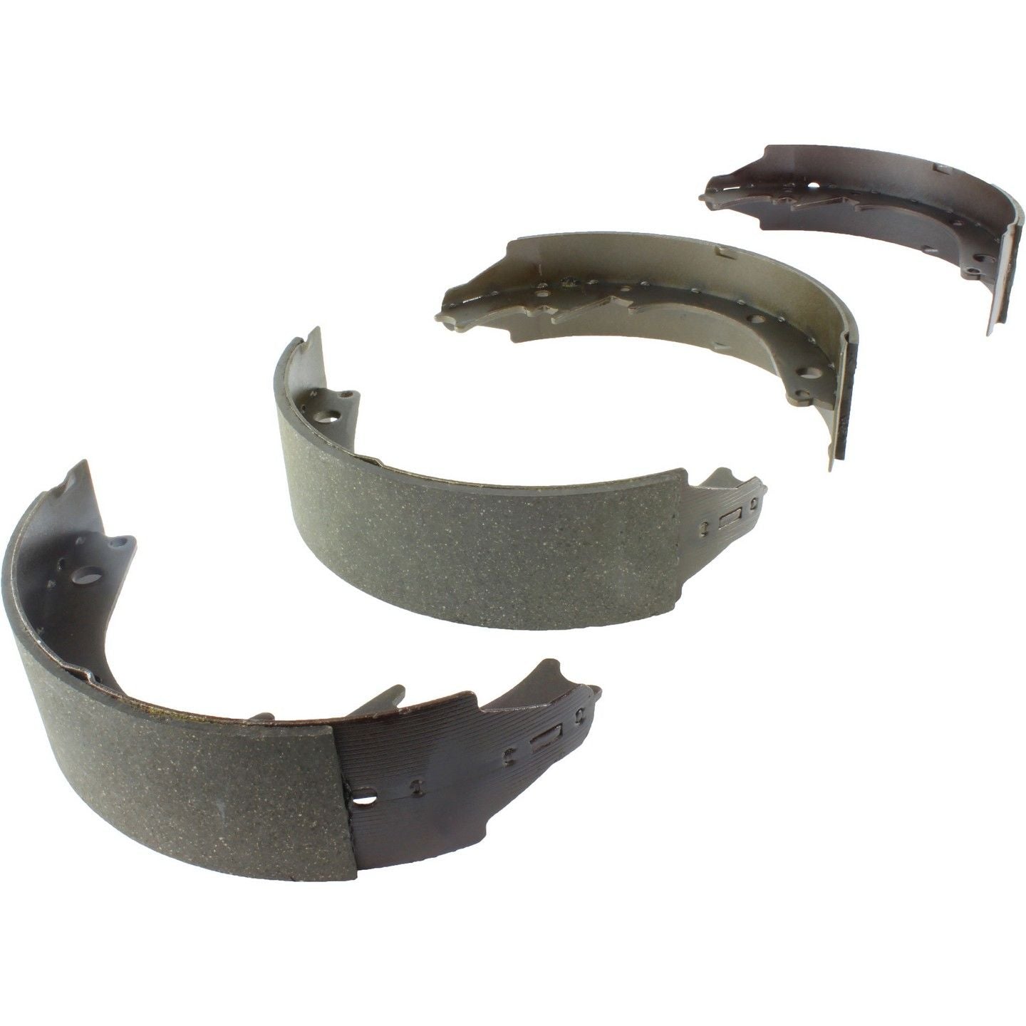 Angle View of Rear Drum Brake Shoe CENTRIC 111.04730