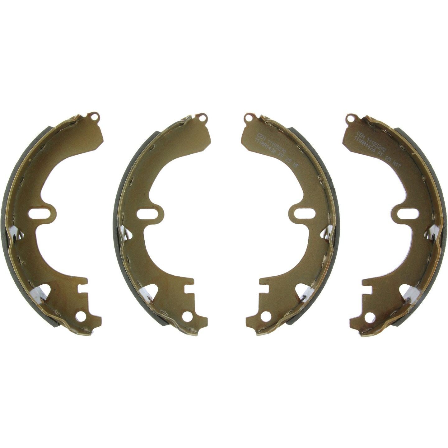 Top View of Rear Drum Brake Shoe CENTRIC 111.05290