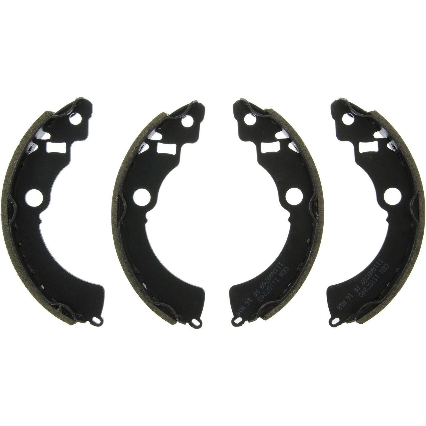 Top View of Rear Drum Brake Shoe CENTRIC 111.07240