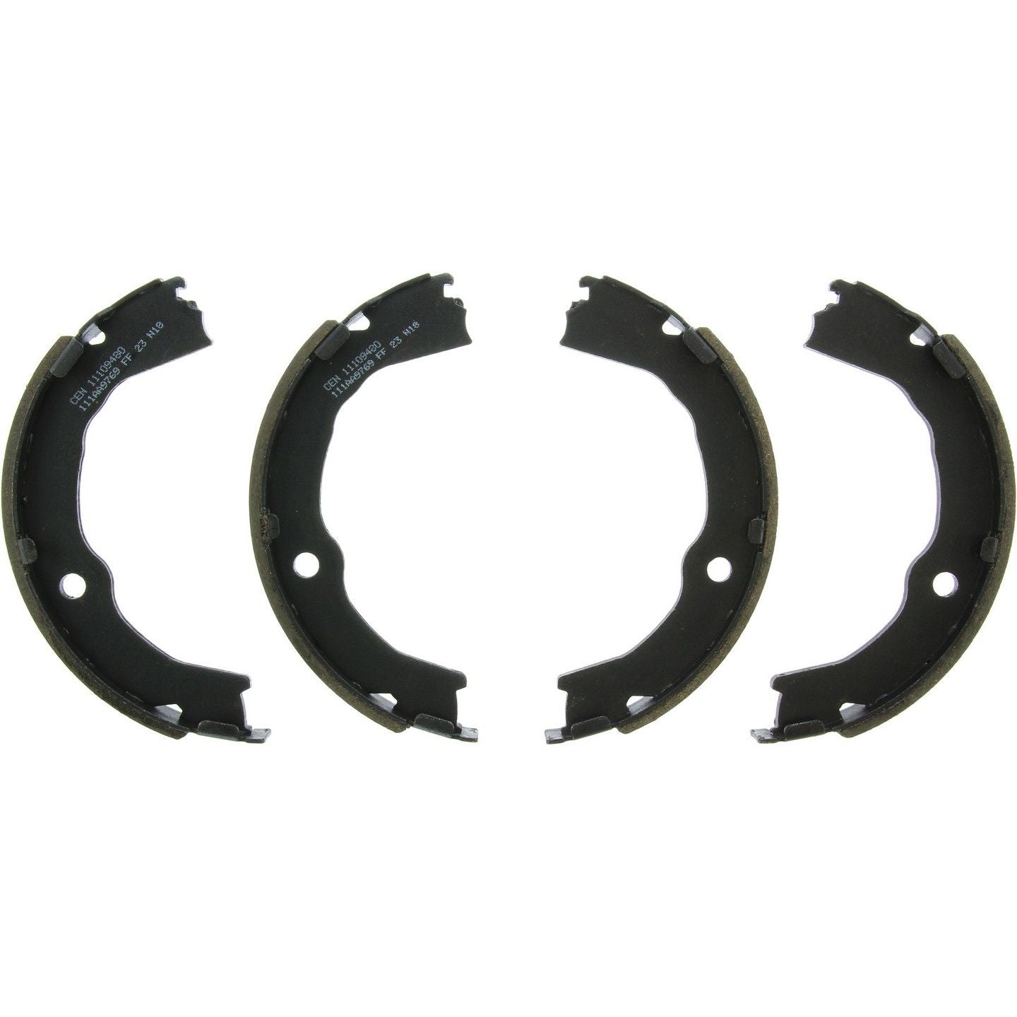 Top View of Rear Parking Brake Shoe CENTRIC 111.09480