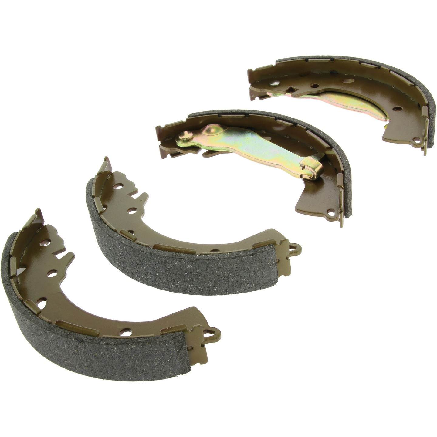 Angle View of Rear Drum Brake Shoe CENTRIC 111.10211