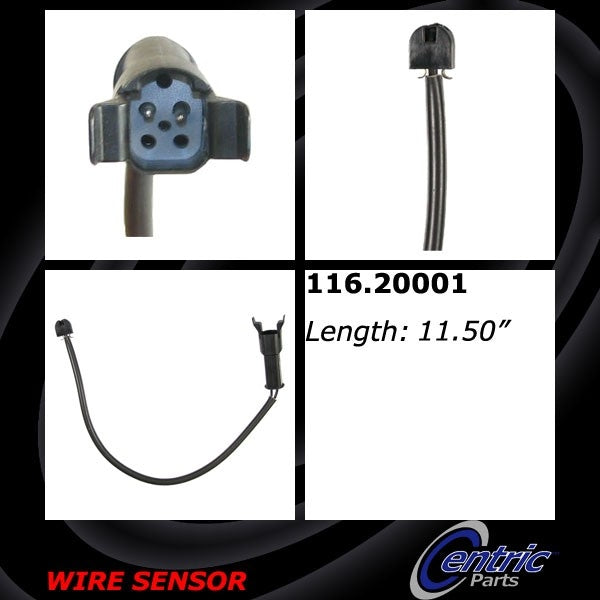 Front View of Front Disc Brake Pad Wear Sensor CENTRIC 116.20001