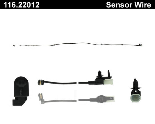 Front View of Front Disc Brake Pad Wear Sensor CENTRIC 116.22012