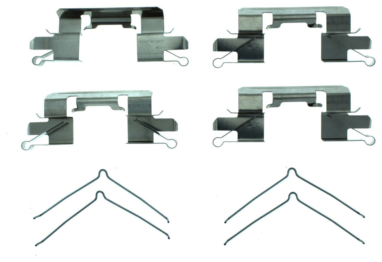 Angle View of Front Disc Brake Hardware Kit CENTRIC 117.42046