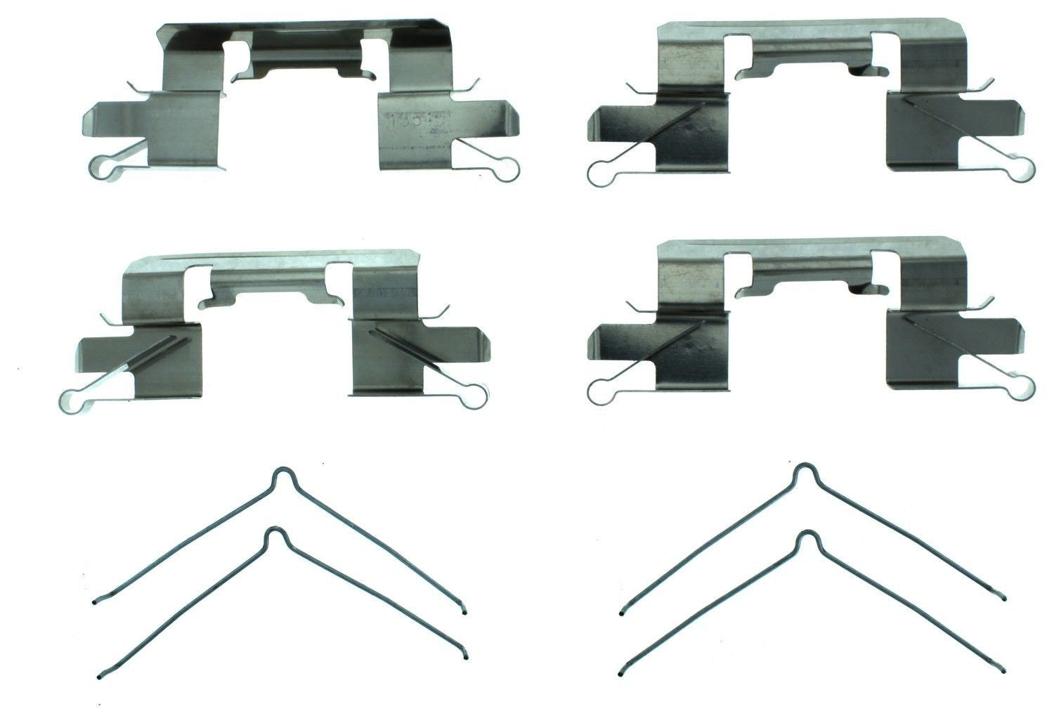 Front View of Front Disc Brake Hardware Kit CENTRIC 117.42046