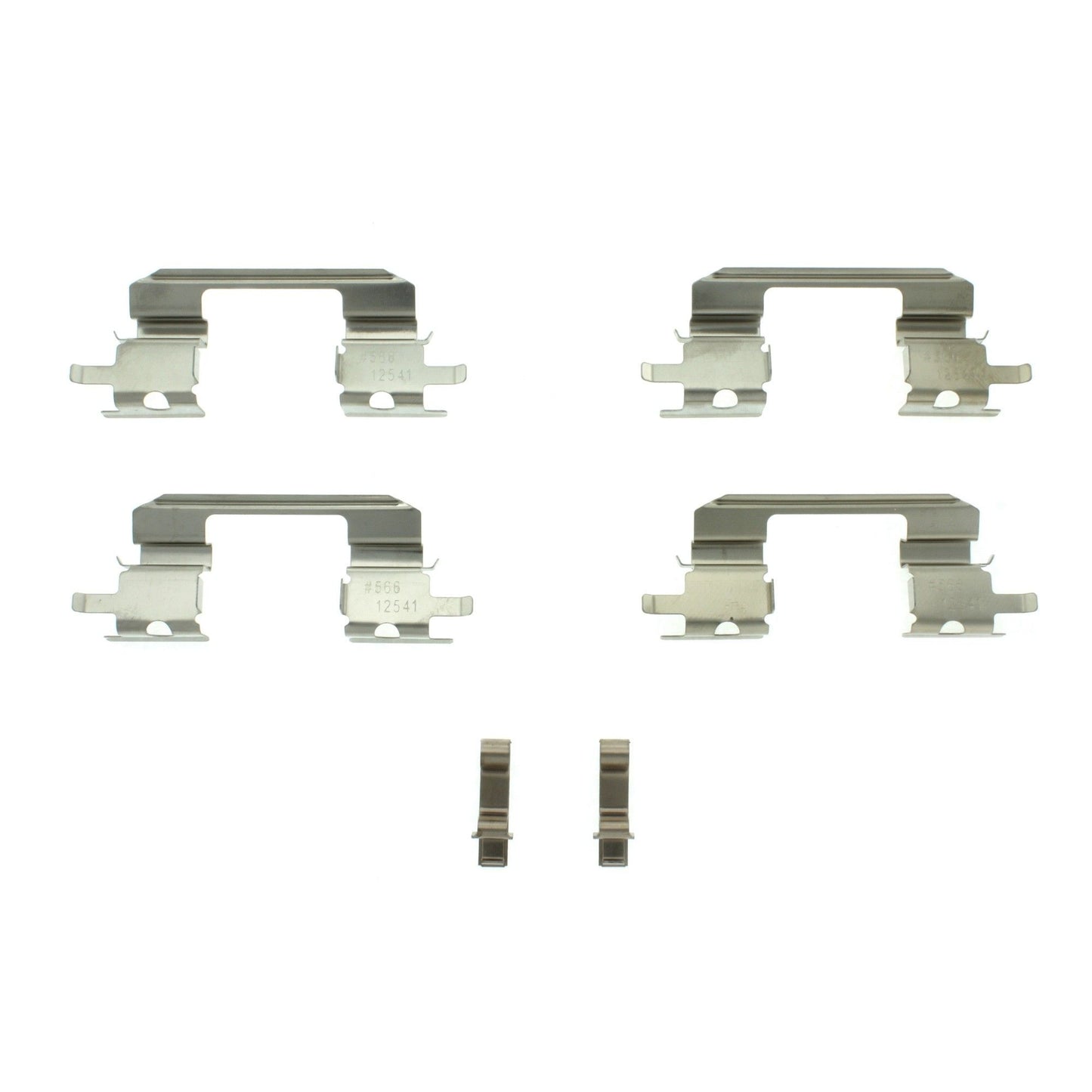 Top View of Front Disc Brake Hardware Kit CENTRIC 117.47010