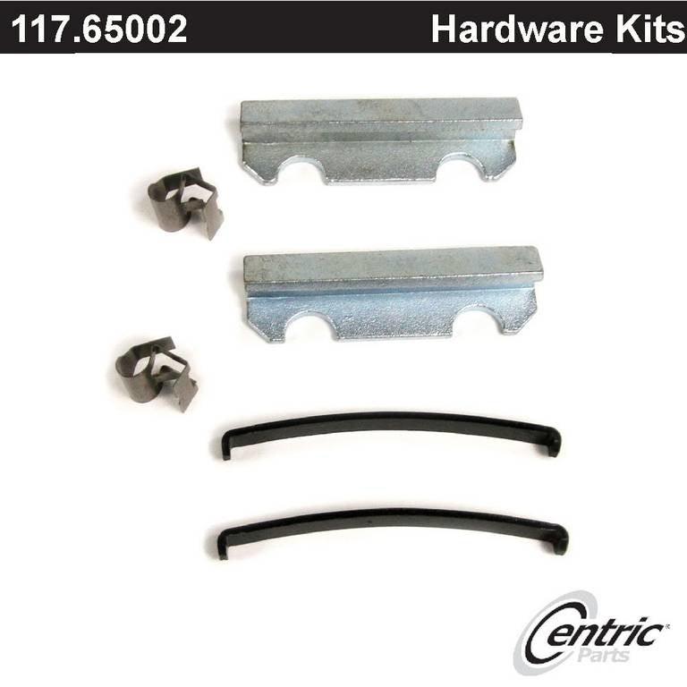 Front View of Front Disc Brake Hardware Kit CENTRIC 117.65002