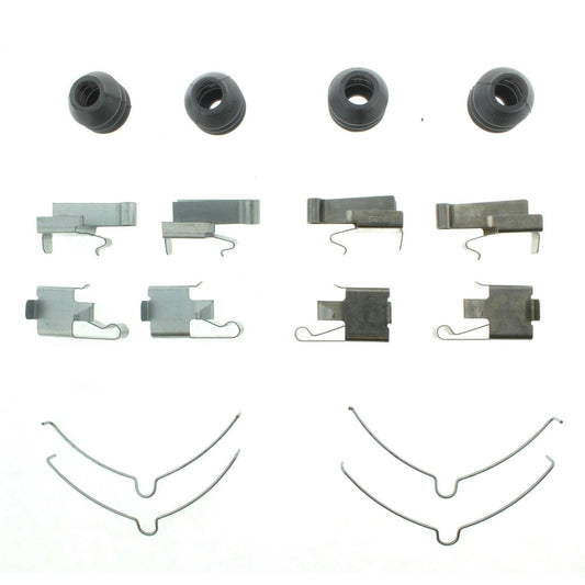 Top View of Front Disc Brake Hardware Kit CENTRIC 117.65013