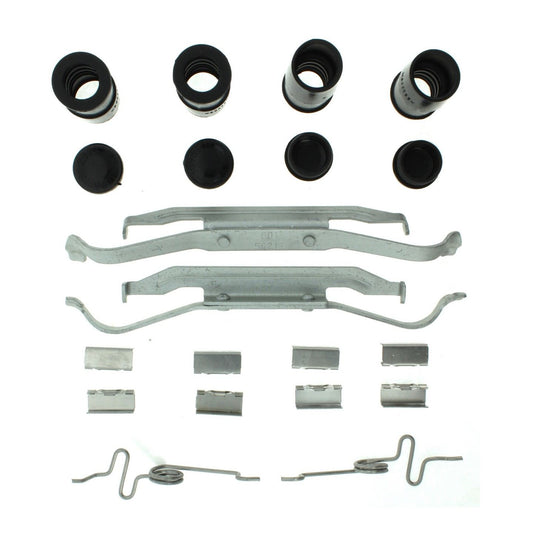 Top View of Front Disc Brake Hardware Kit CENTRIC 117.65018