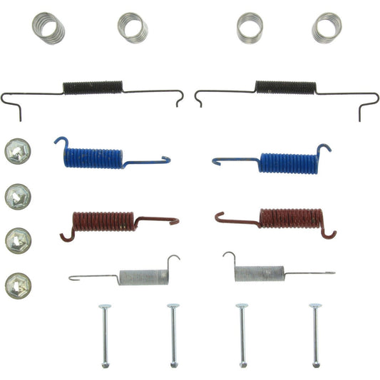 Top View of Rear Drum Brake Hardware Kit CENTRIC 118.33013