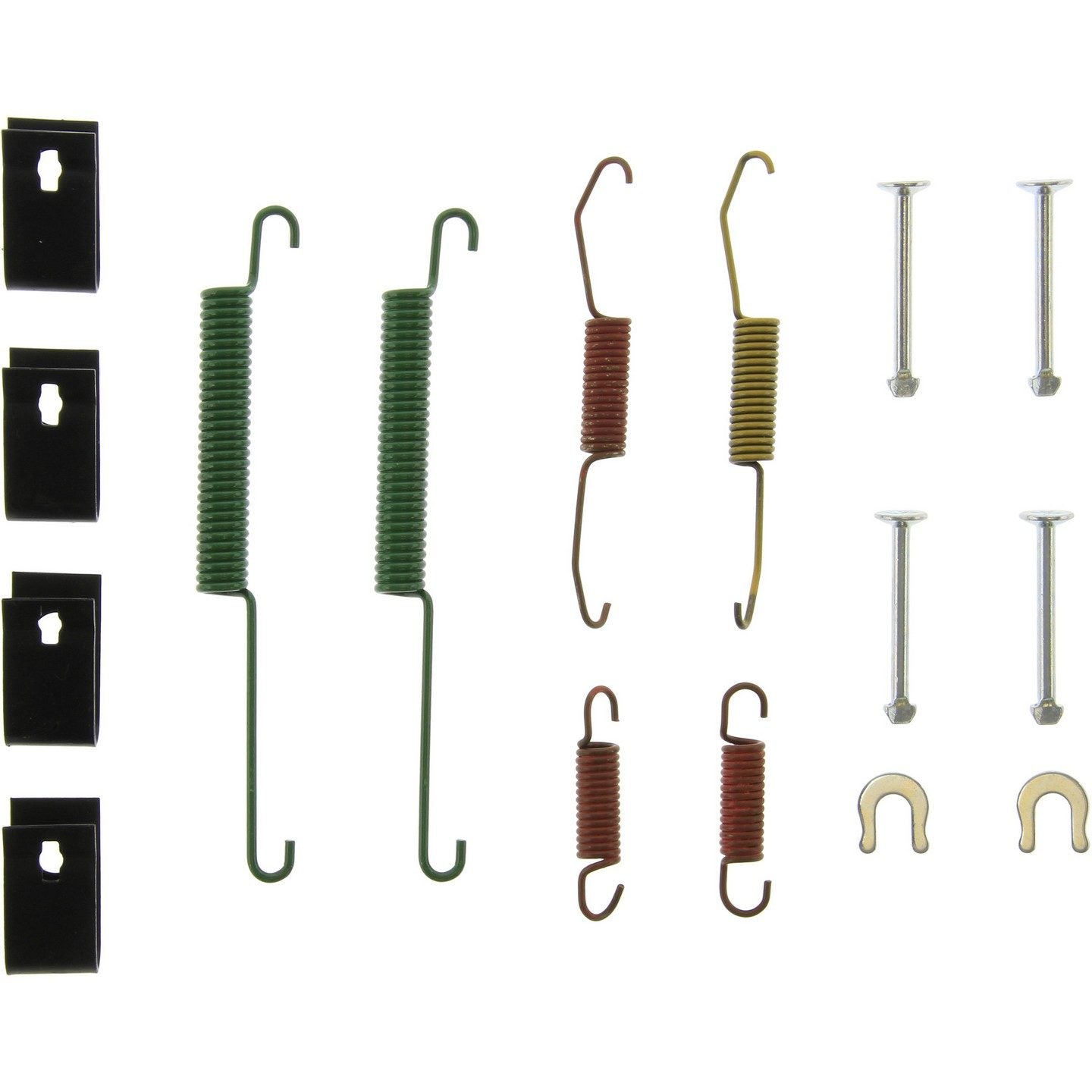 Top View of Rear Drum Brake Hardware Kit CENTRIC 118.40003