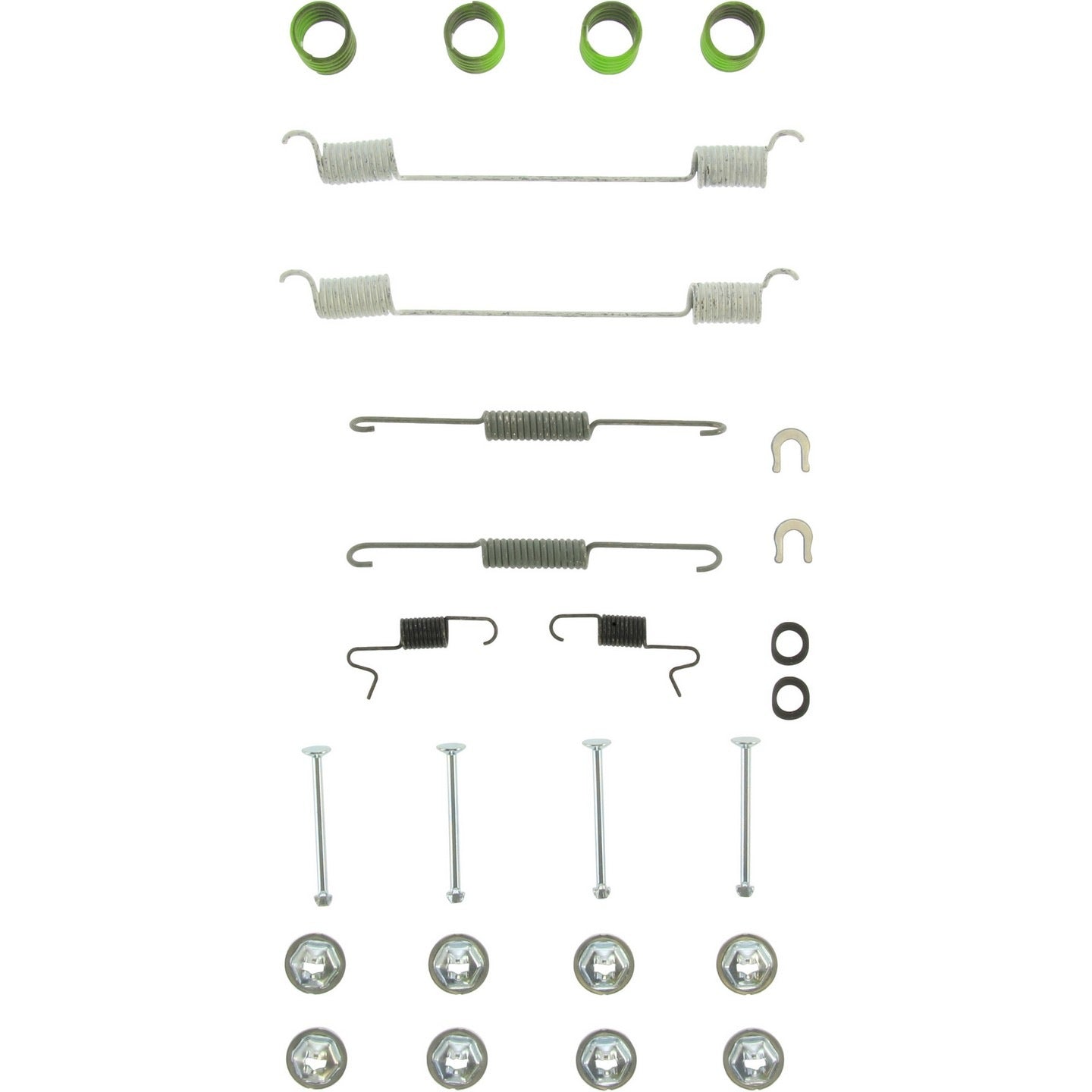 Top View of Rear Drum Brake Hardware Kit CENTRIC 118.42006