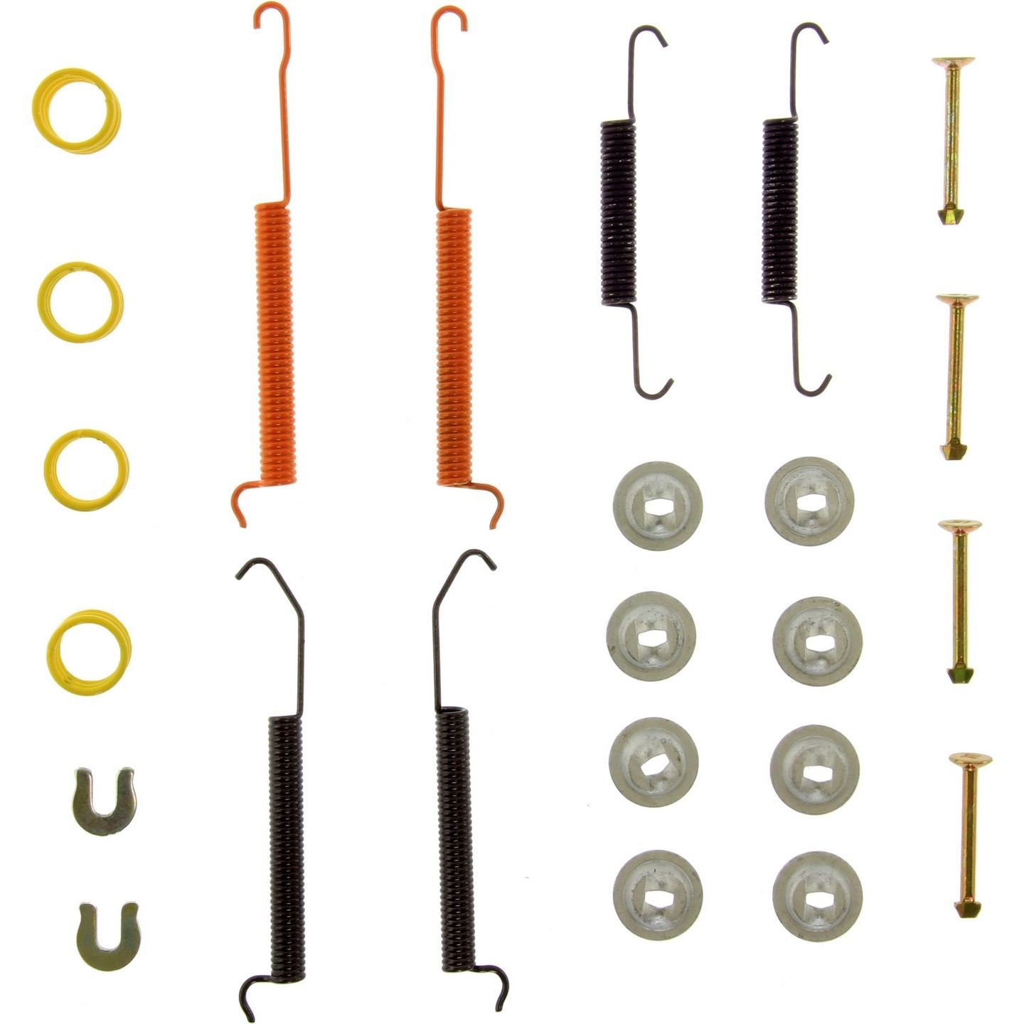 Top View of Rear Drum Brake Hardware Kit CENTRIC 118.44024