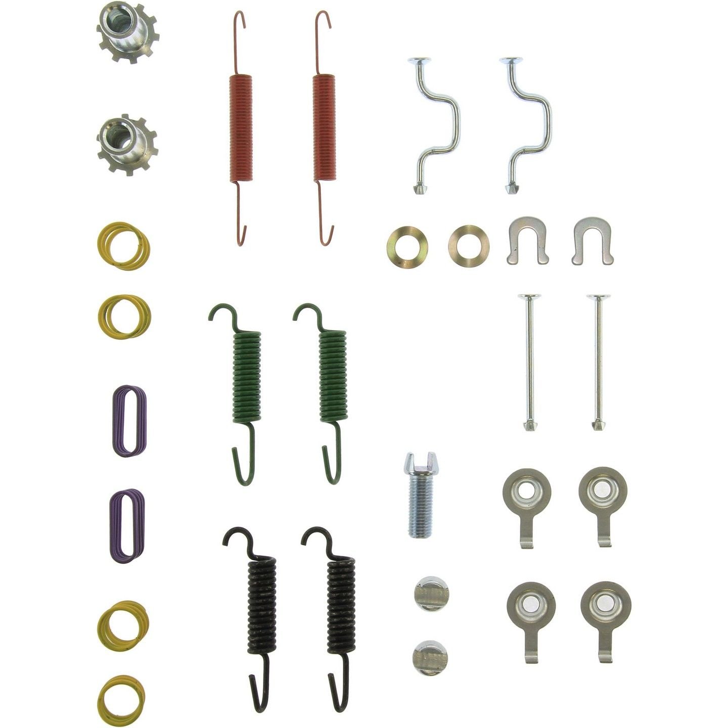 Top View of Parking Brake Hardware Kit CENTRIC 118.44034