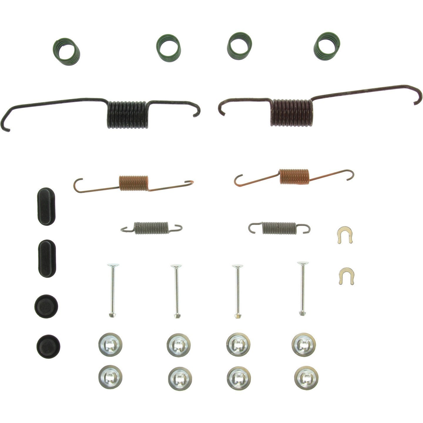 Top View of Rear Drum Brake Hardware Kit CENTRIC 118.44039