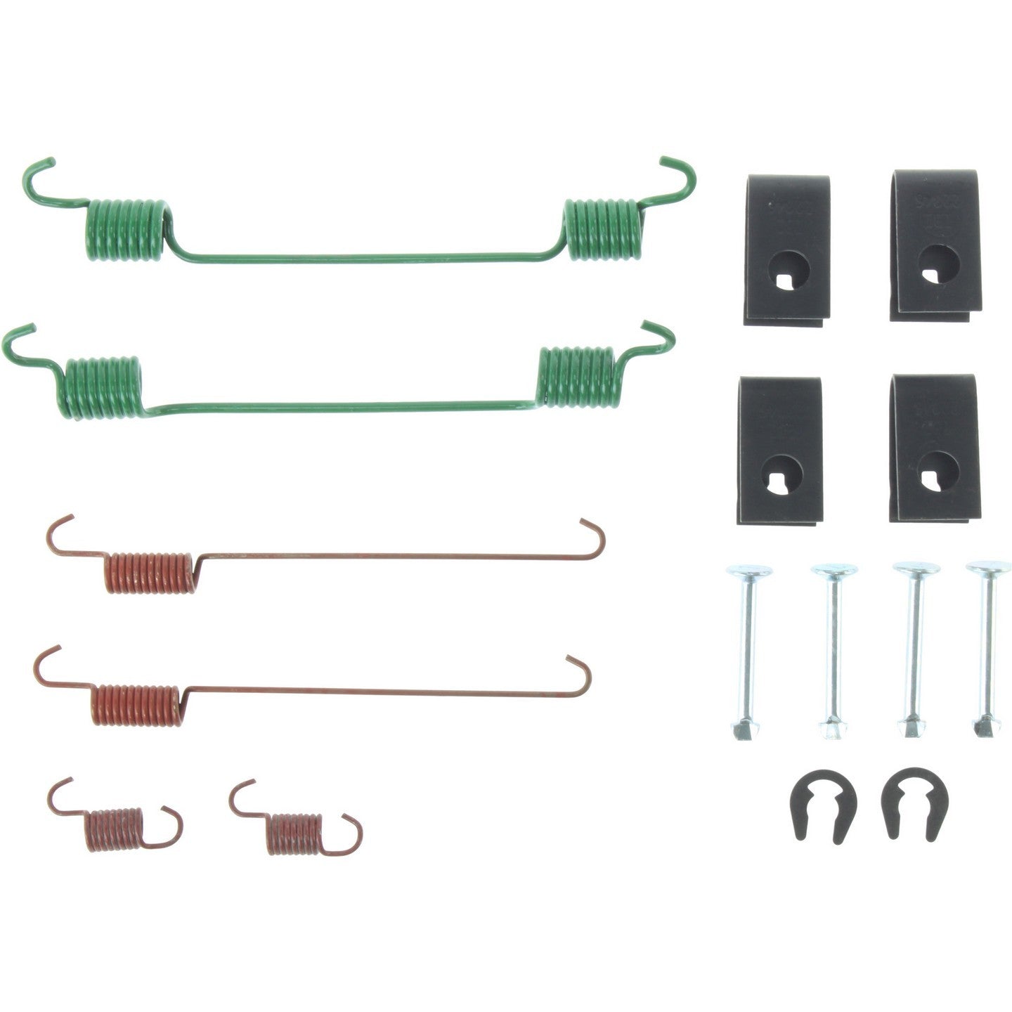 Top View of Rear Drum Brake Hardware Kit CENTRIC 118.48006