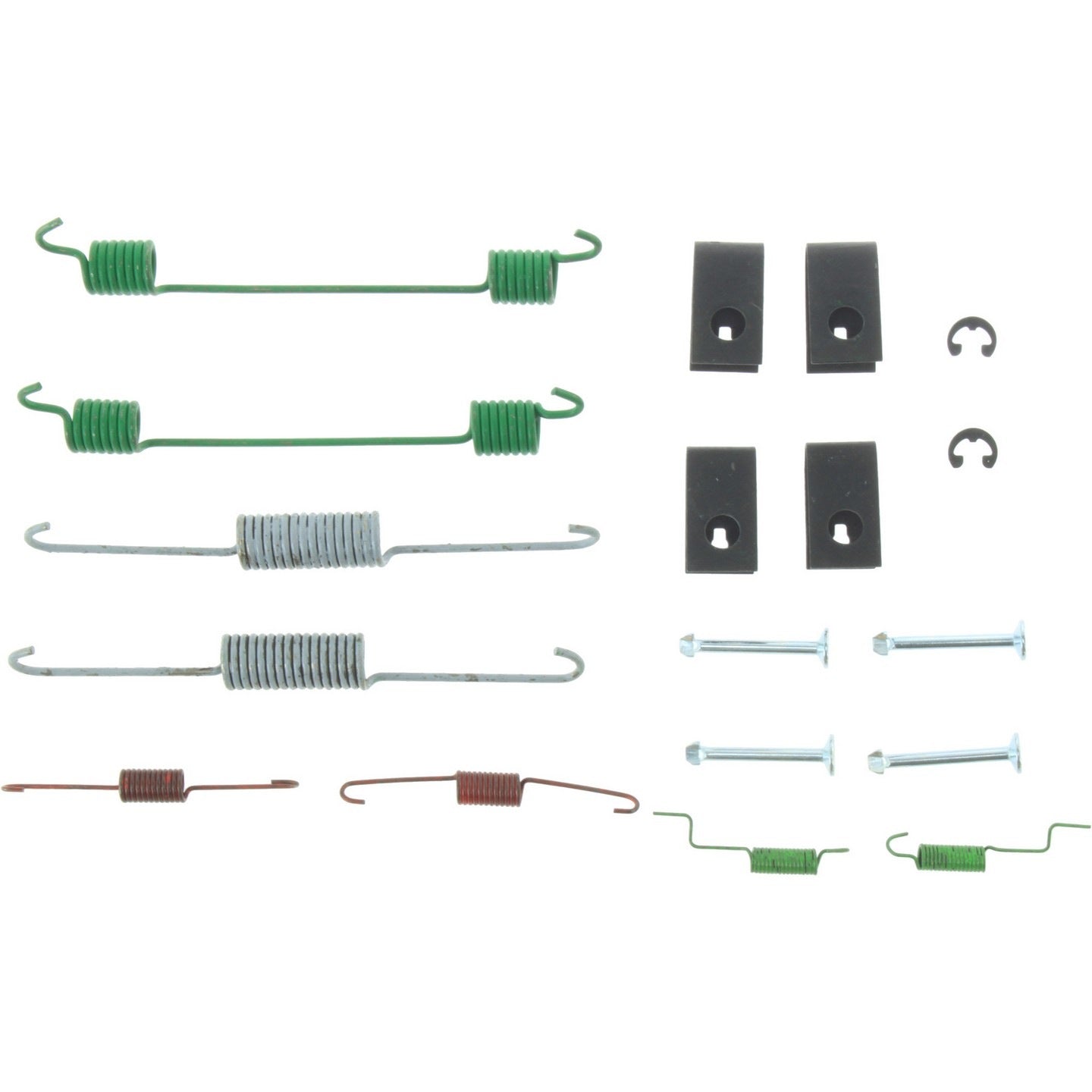 Top View of Rear Drum Brake Hardware Kit CENTRIC 118.48008