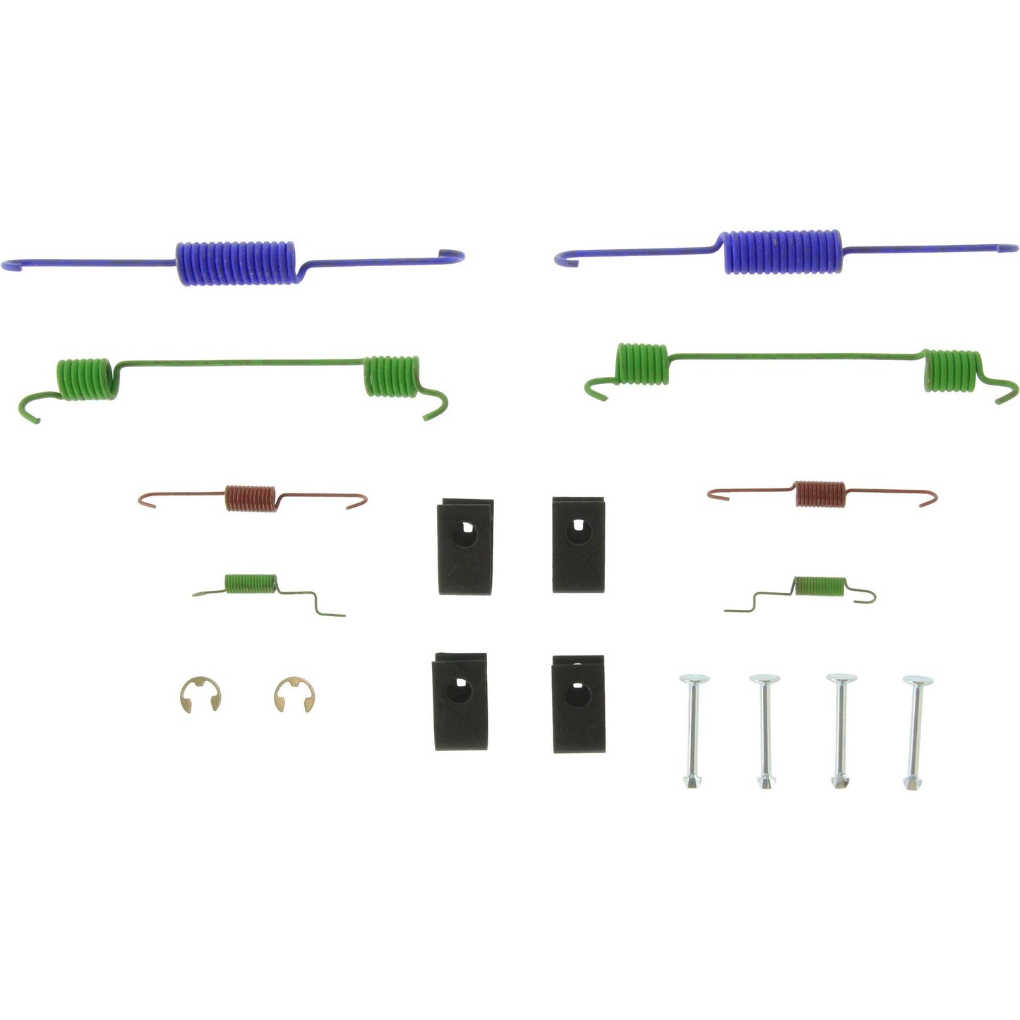 Top View of Rear Drum Brake Hardware Kit CENTRIC 118.48010