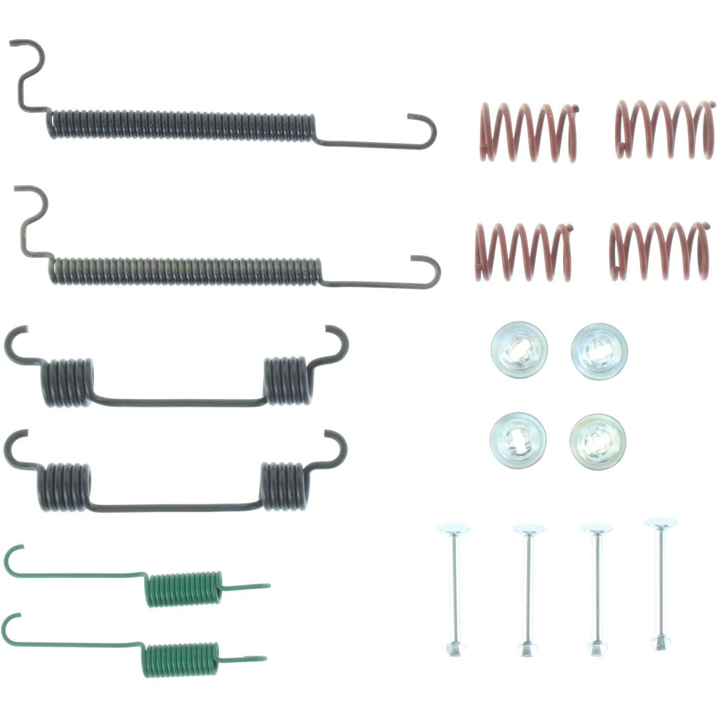 Top View of Rear Drum Brake Hardware Kit CENTRIC 118.49002