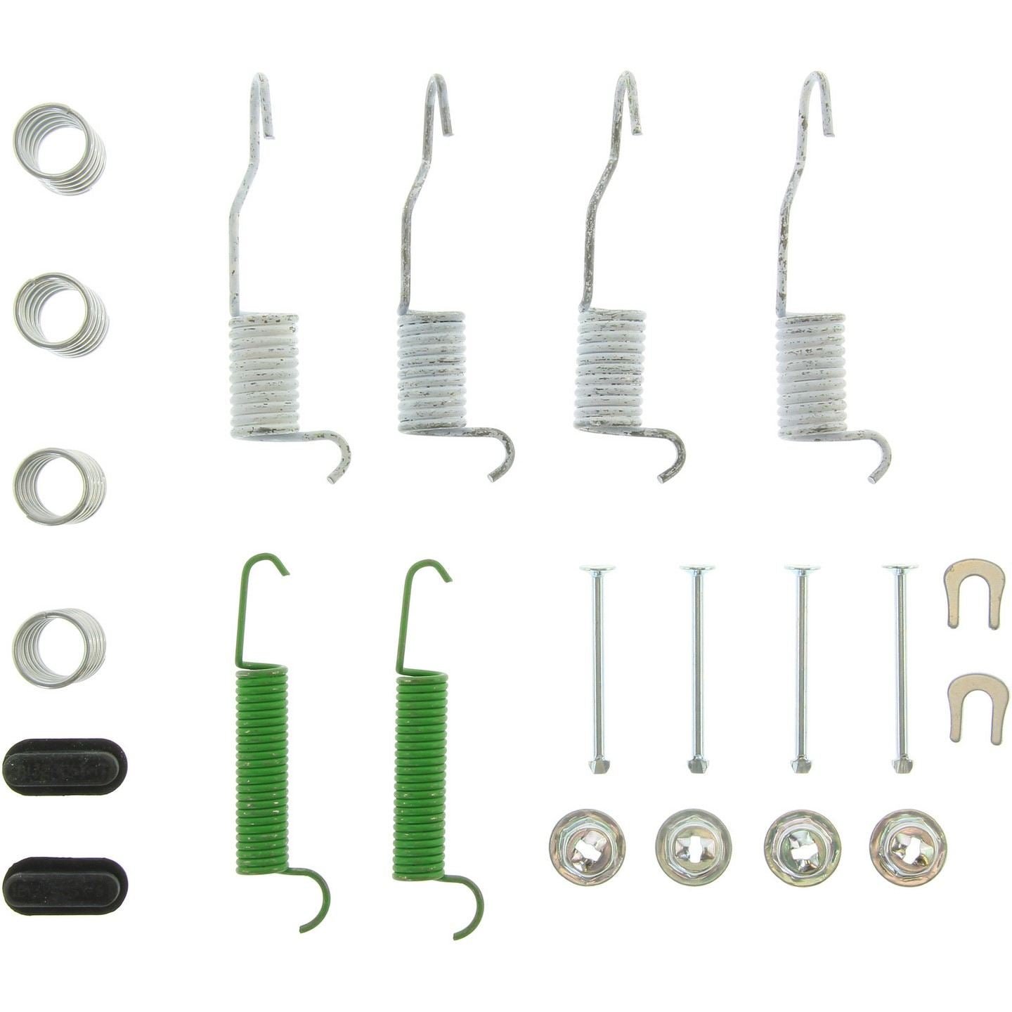 Top View of Rear Drum Brake Hardware Kit CENTRIC 118.61009