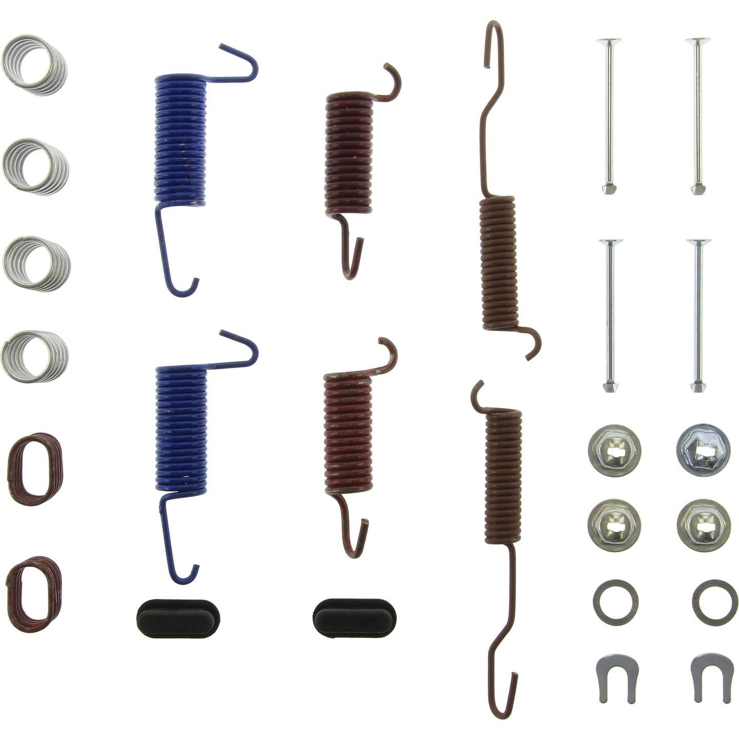 Top View of Rear Drum Brake Hardware Kit CENTRIC 118.61014